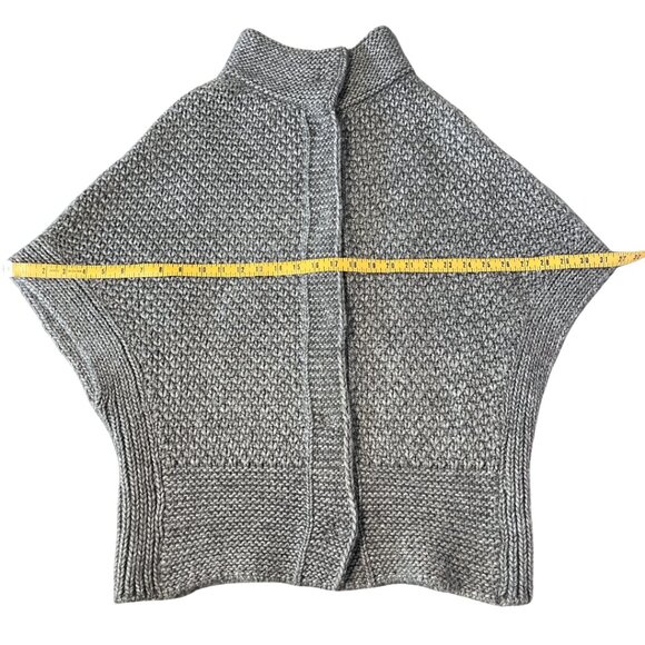 Elsamanda Anthropologie Cape Cardigan Sweater Womens S Chunky Alpaca Wool Poncho - Picture 10 of 12